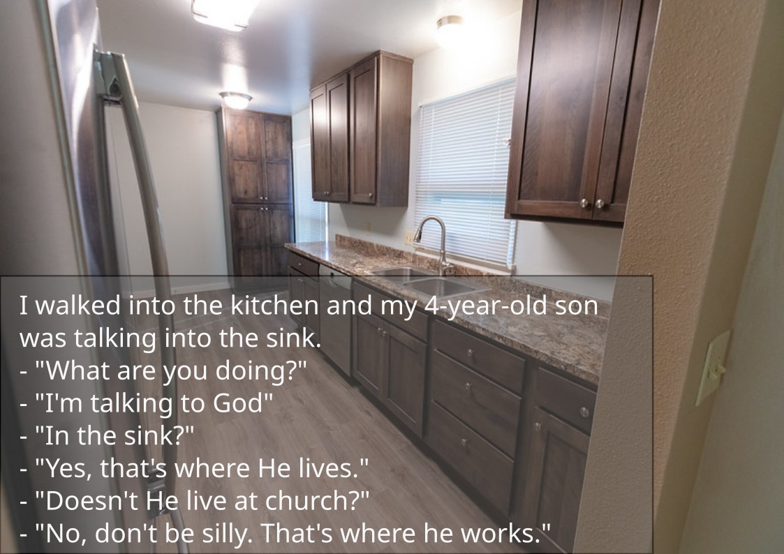 God in sink